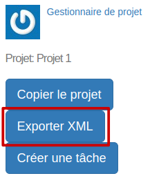 exporter XML