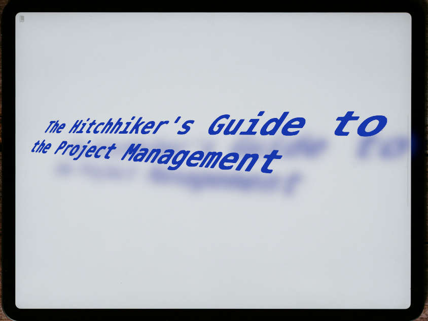 kelly sikkema with hitchhikers guide 844x634