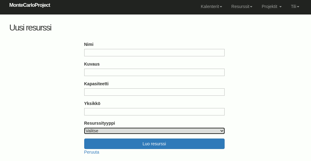 montecarloproject resurssilomake