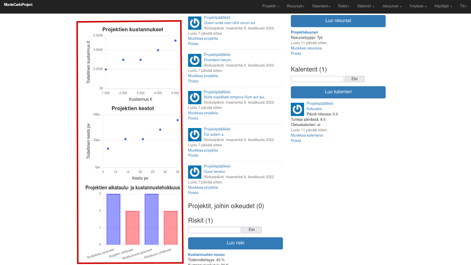 portfolio nakyma korostettu